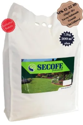Secofe Proplus Çim Gübresi NPK 12-22-10 + 2MgO + 1Fe 7,5 kg Sonbahar Bakımı