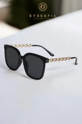 Eyesofia Echo Unisex Siyah 2025 Yılı Metal Yeni Sezon Güneş Gözlüğü