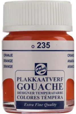 Gouache Jar 16ml Guaj Boya Orange / 235