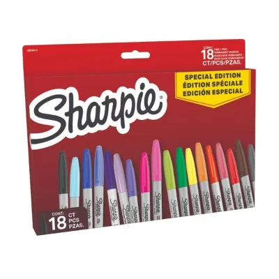 Sharpie Fine Permanent Markör 18Li Kutu