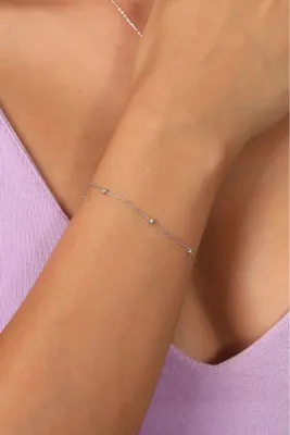 Bilsen Store Kadın 925 Ayar Gümüş Dorika Toplu Bileklik
