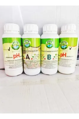 Güneydoğutopraksıztarım A ve B Besini 500ml, pH Down/Up 500 ml -Topraksız Tarım/ Hidroponik Başlangıç Kiti