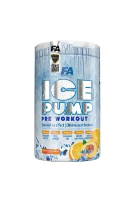 Fa Evercool Ice Pump 463 Gr Citrus Peach Aromalı Pre-Workout 25 Servis Şekersiz