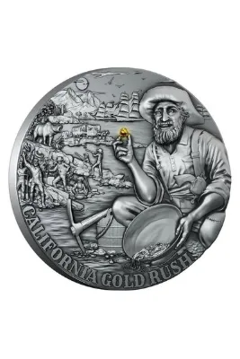 RimaGold Kaliforniya Altına Hücum Gümüş Sikke Coin