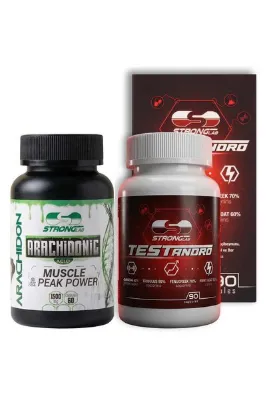 Strong Lab StrongLab Hacim ve Güç Paketi (Testandro & Arachidonic Acid) - Pump ve Kas Desteği 150 Kapsül