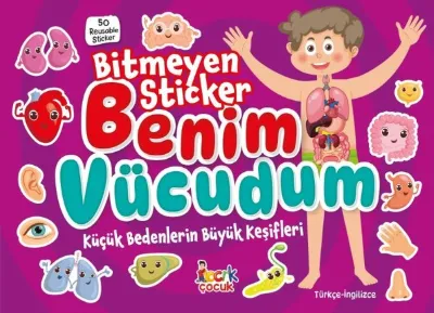 Benim Vücudum - Bitmeyen Sticker - Küçük Bedenlerin Büyük Keşifler