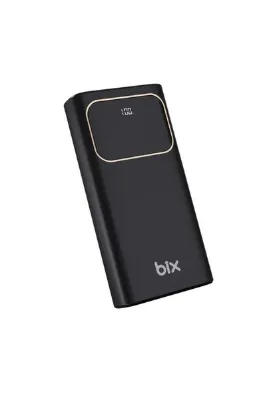 Bix Pb303 30000mah 60w 2*usb Ve Type-c Pd Çıkışlı Hızlı Şarj Destekli Led Göstergeli Powerbank Siyah