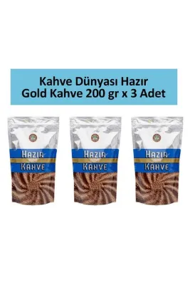 Kahve Dünyası Gold Hazır Kahve 200 gr x 3 Adet