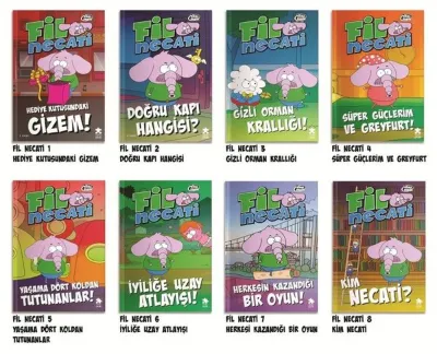 Kral Şakir Fil Necati Seti - 8 Kitap Takım