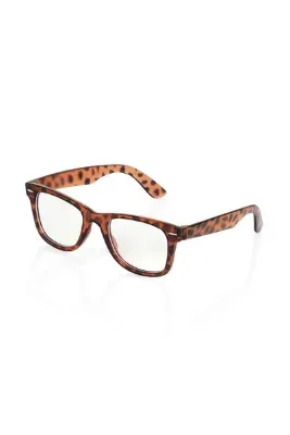CLAES 2140 Veyferir Leopard Unisex Mavi Işık Koruyucu Gözlük