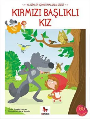 Kırmızı Başlıklı Kız Çıkartmalarla