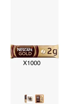 Nescafe Gold 2grX1000 Adet, Tek İçimlik Hazır Kahve.