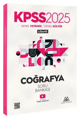 2025 KPSS Coğrafya Soru Bankası Genel Yetenek Genel Kültür Lisans