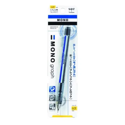 Tombow MONO Graph Mekanik Kurşun Kalem 03mm Blisterli(1ad) Çizgili