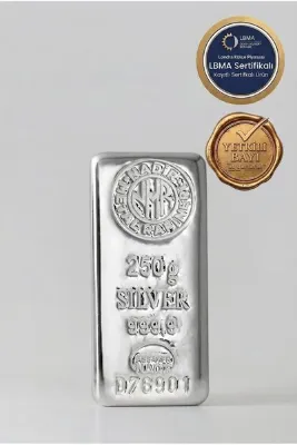 Nadir Gold 250 Gr Gümüş Külçe