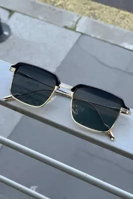 Eyesofia Conda Lüx Unisex Siyah Gold Güneş Gözlüğü