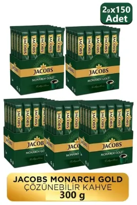 Jacobs Monarch Gold 30'lu 2gr Çözülebilir Kahve x 5 Paket