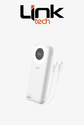 Linktech P221 Dijital Göstergeli 10.000 mAh 22.5W PD Hızlı Şarj Özellikli Uçakta Kullanabilen Powerbank