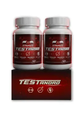 Strong Lab Testandro- Testo Booster, Tribulus, Shilajit, Epimedium, Ginseng, Güç Desteği ve Enerji 180 Kapsül