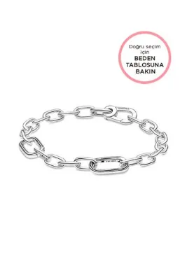 Pandora ME Koleksiyonu İnce Halka 925 Ayar Gümüş Bileklik Minimalist Tasarım