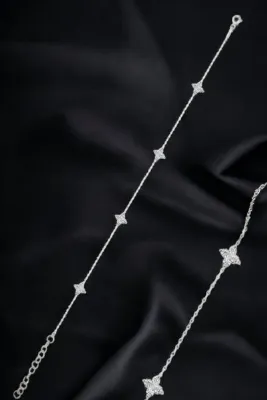 Elika Silver Kadın Minimal 925 Ayar Gümüş Bileklik
