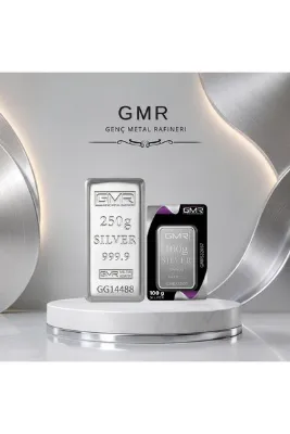 GMR Sertifikalı 350gr Külçe Gümüş 999 Ayar