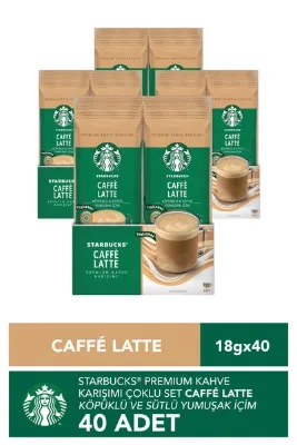 Starbucks Caffè Latte Premium Kahve Karışımı 4 x 10'lu Paket (10x18g)