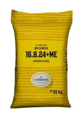 GÜBRETAŞ 16.8.24+2Mgo+ME NPK 25Kg Meyve/Sebze