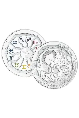 RimaGold Burç Madalyası Akrep Gümüş Sikke Coin