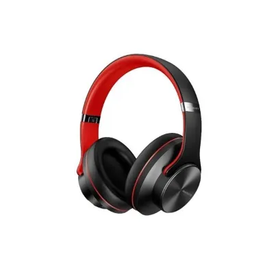 Sword SW- 9001 Kablosuz Bluetooth Kulak Üstü Kulaklık Siyah-Kırmızı