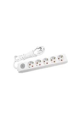 VİKO Multi-Let Beşli Priz 2 Metre Anahtarlı Topraklı Çocuk Korumalı 90117502