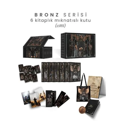 Bronz Serisi Seti - 6 Kitaplık Mıknatıslı Kutu