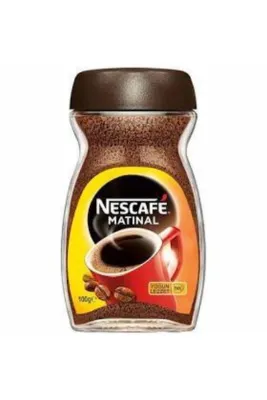 Nescafe Matinal Çözülebilir %100 Doğal Kahve Yoğun Lezet Kavanoz 100 Gr