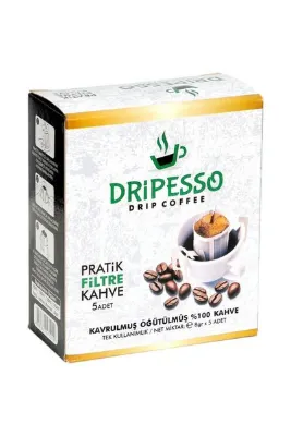 Dripesso Kahve Drıpesso Pratik Filtre Kahve 8gr 5li