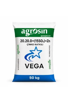 Agrosin VEGA Np’li Çinko Destekli Katı Organomineral 20+20+0+Zn Gübre