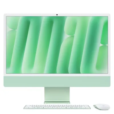 Apple iMac 24inc Retina 4.5K, M4 10-core CPU, 10-core GPU, 16GB Bellek, 256GB SSD, Yeşil - MWUY3TU/A