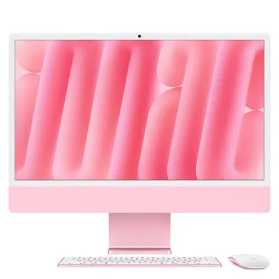 Apple iMac 24inc Retina 4.5K, M4 10-core CPU, 10-core GPU, 16GB Bellek, 512GB SSD, Pembe