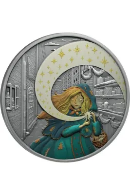 RimaGold Küçük Bir Kibritçi Kız Gümüş Sikke Coin