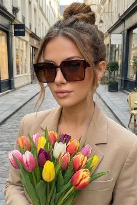 Eyesofia Milan Unisex Kahverengi Yeni Sezon Popüler Güneş Gözlüğü