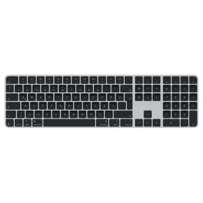 Apple çipli Mac modelleri için Touch ID özellikli ve Sayısal Tuş Takımlı Magic Keyboard (USB–C) - Türkçe Q Klavye - Siyah Tuşlar