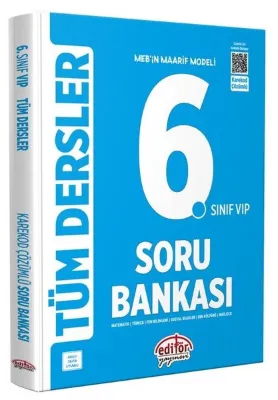 6.Sınıf VIP Tüm Dersler Soru Bankası