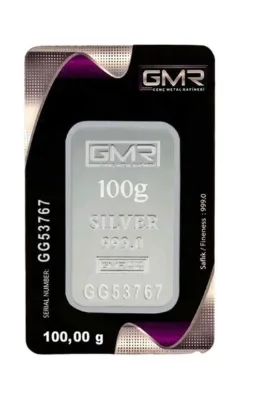 Sanal Kuyumculuk 100 Gram Külçe Gümüş