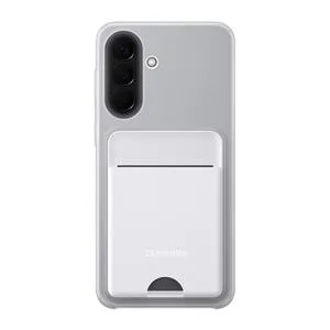 SAMSUNG Galaxy A57 Kart Bölmeli Kılıf - Gri