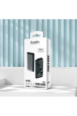 FOREFO TMR 10.000 MAH 3İN 1 POWER BANK HIZLI ŞARJ DESTEKLİ
