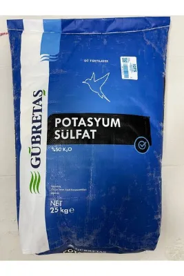 GÜBRETAŞ Potasyum Sülfat - Toz Gübre 25 Kg Potasyum Gübresi