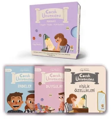 Çocuk Üniversitesi - Psikoloji Seti -3 Kitap Takım