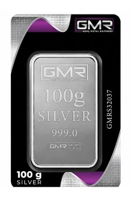 EG KUYUMCULUK 100 gr Gümüş Külçe Gmr