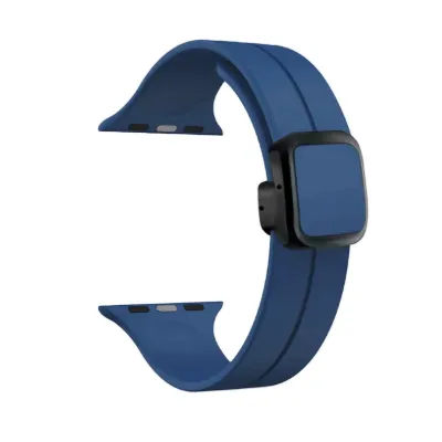 Piili Watch 42-44-45-46-49 mm Silikon Kordon - Lacivert