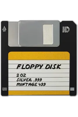 RimaGold Floopy Disket Gümüş Sikke Coin