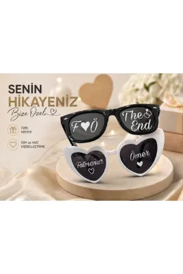 asyaylaorganizasyon İkili isimli gelin damat gözlüğü düğün gözlük akım gözlük